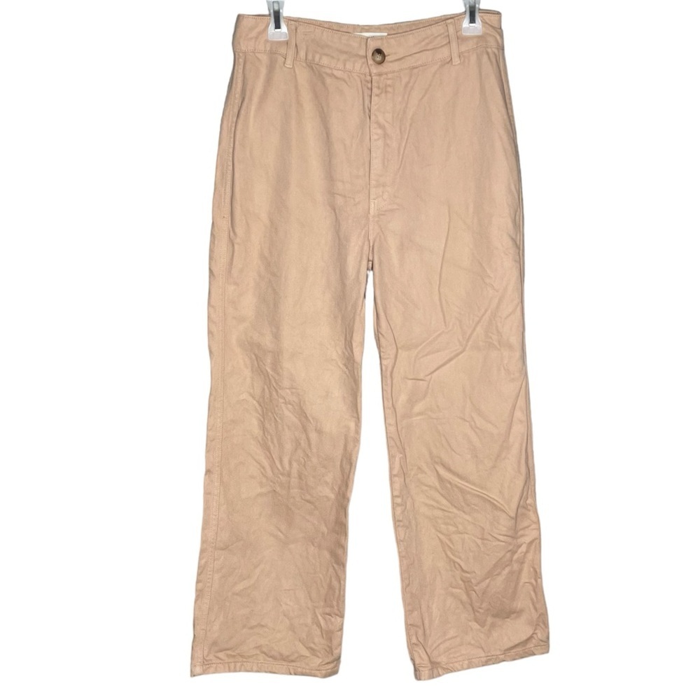 Reformation Blush Pink Wide-Leg Jeans - Picture 2 of 6